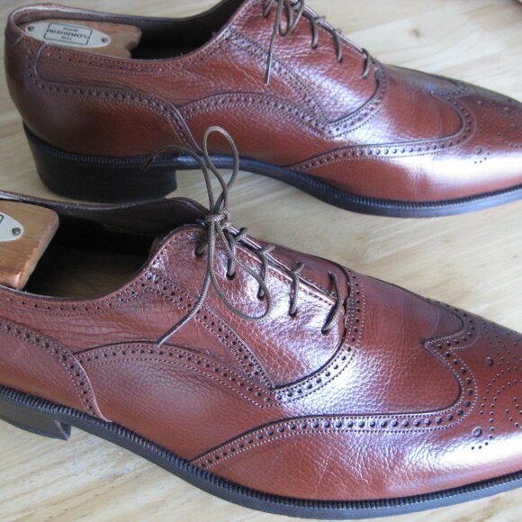 Florsheim Royal Imperial vintage Wingtips size 9 D Made in USA with shoe trees! main image 10